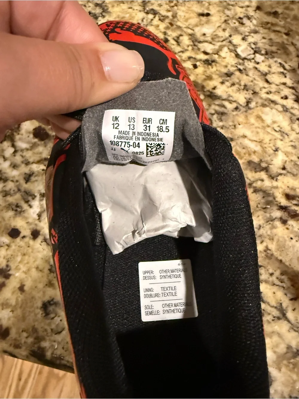 Puma Cleats- Youth Size 13.  Brand New !